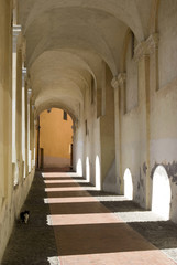Fototapeta premium Ancient arcades passageway