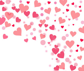 many hearts background