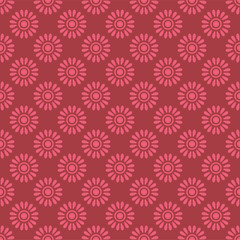 Cute floral seamless pattern. illustration