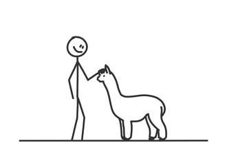 sm alpaka streicheln II