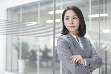 Fototapeta premium Young businesswoman