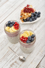 Pudding with chia seeds