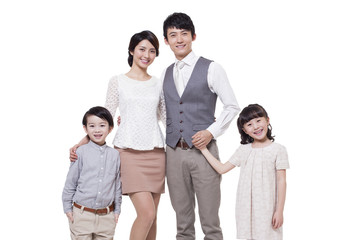 Obraz premium Portrait of young family