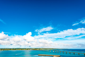 Lighthouse, landscape. Okinawa, Japan.
