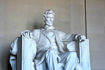 Abraham Lincoln in a chair