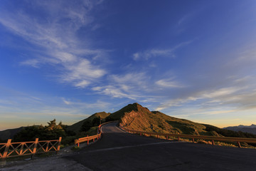 The famous nature landscape of Hehuanshan