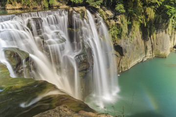 The famous Shifen Waterfall