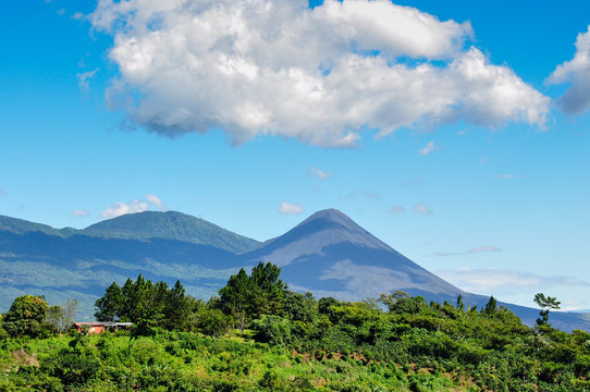 View of Izalco Volcano, El Salvador