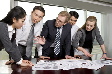 Businesspeople in a meeting