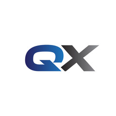 Simple Modern letters Initial Logo qx