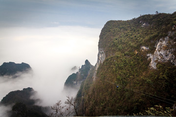 Tian Men Mountains in Zhangjiajie