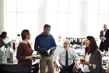 Business Team Working Office Worker Concept