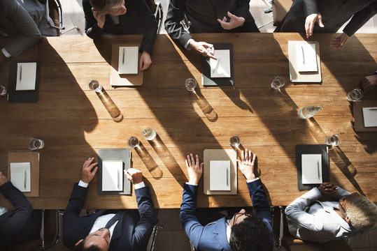  Meeting Corporate Success Brainstorming Teamwork Concept