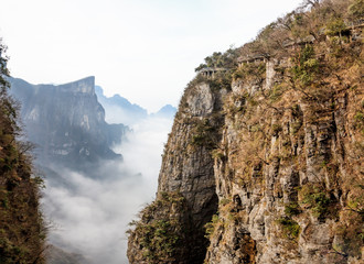 Tian Men Mountains in Zhangjiajie