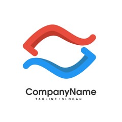 Cloud logo icon Vector