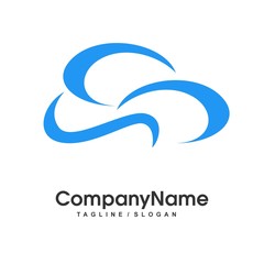 Cloud logo icon Vector
