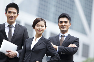 Professional business team in Hong Kong