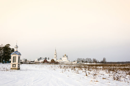 View of the Nikolo-Tikhonov monastery Luh.