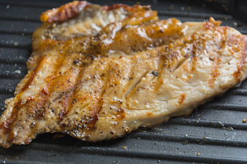 cooking fish Steak
