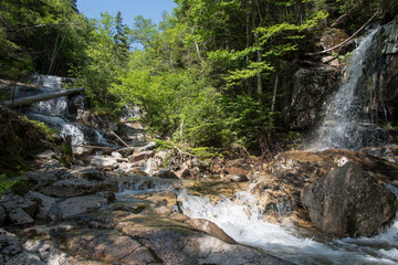 Waterfall in Mount Lafayette, New Hampshire, USA
