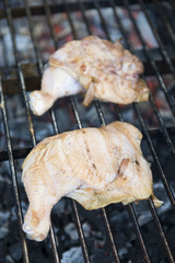 chicken grill on the stove