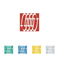 marketing logo icon Vector