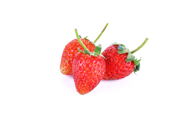 Appetizing Strawberry Isolated on a white background