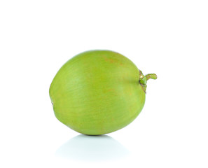 fresh coconut isolated on white background
