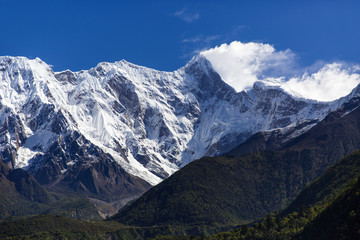 Nanjiabawa mountain in Tibet, China