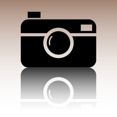 Digital photo camera icon