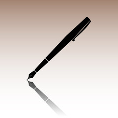 Pen. Vector icon