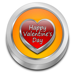 Happy Valentine's Day button