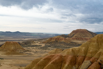 Views of the Bardenas Reales