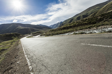 Road in Tibet, China