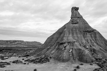 Black and white Cabezo de Casteldetierra