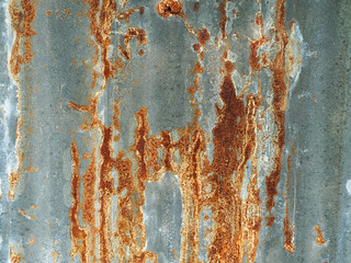 Old rusty galvanized
