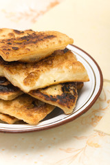 Homemade puff pastry on grandmothers way