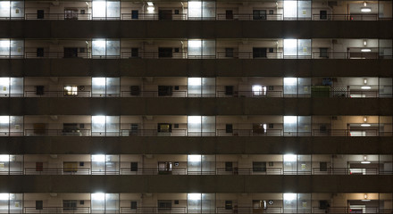 Building background night