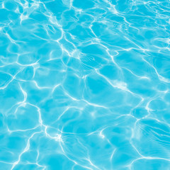 Fototapeta na wymiar texture of water in the swimming pool