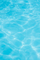 Fototapeta na wymiar texture of water in the swimming pool