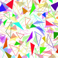 Abstract geometric background with triangles. Modern style. Vector illustration. Eps 10