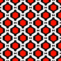 Fototapeta premium Seamless wallpaper pattern. Modern stylish texture. Geometric background. Vector illustration. Eps 10
