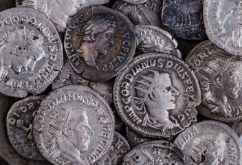 Ancient coin of the Roman Empire.