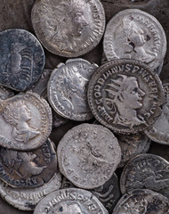 Ancient coin of the Roman Empire.