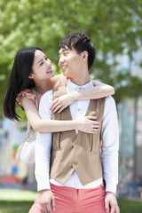 Fototapeta premium Sweet young couple in love