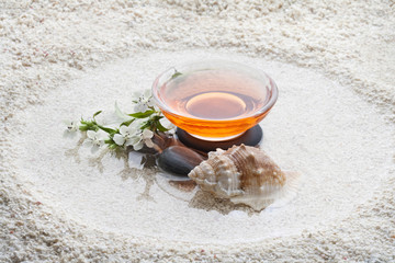 Close-up of aromatherapy oil