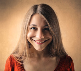 A huge smile