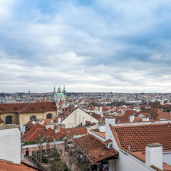 Obraz premium Old Town ancient architecture in Prague, Czech Republic