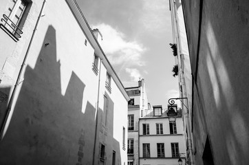 old fashioned paris france - with space for text or image