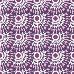 Vintage seamless vector pattern. Pink abstract background can be used for printing on fabric or paper and background in web design